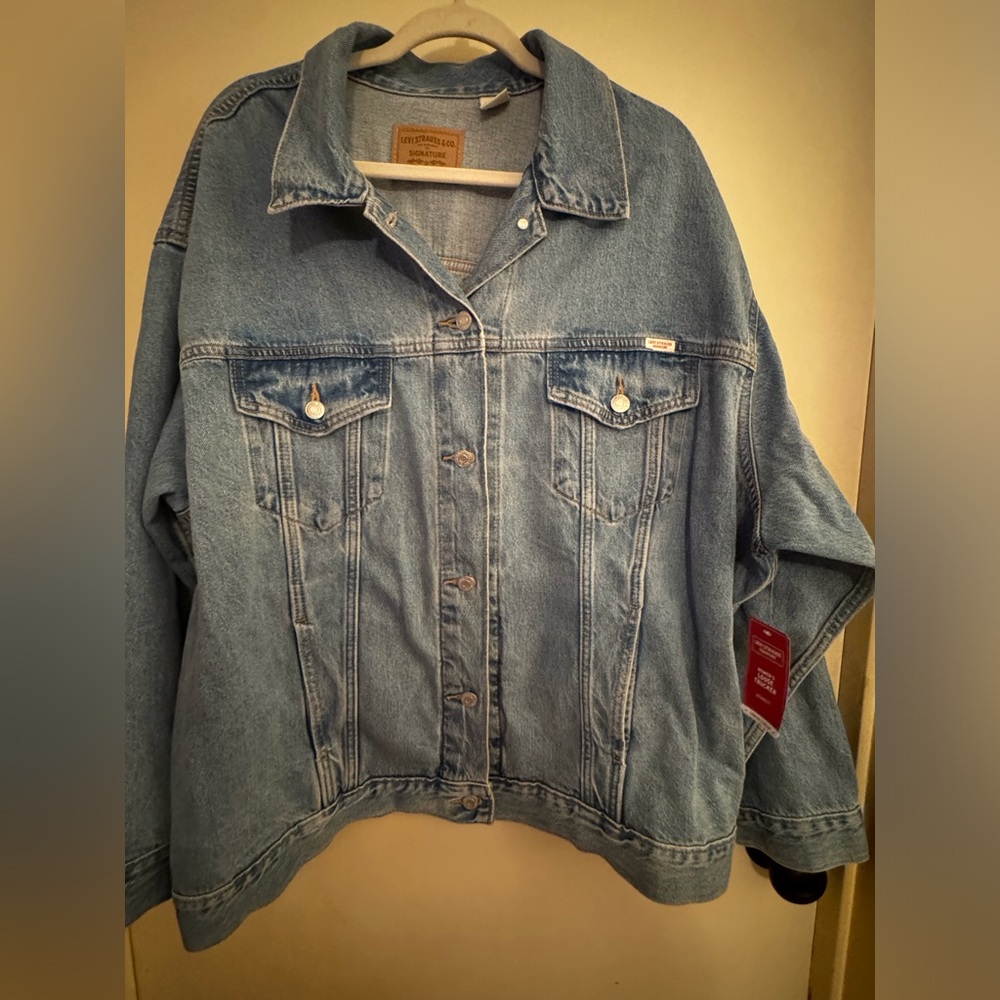 Levi's Light Blue Oversized Denim Jacket